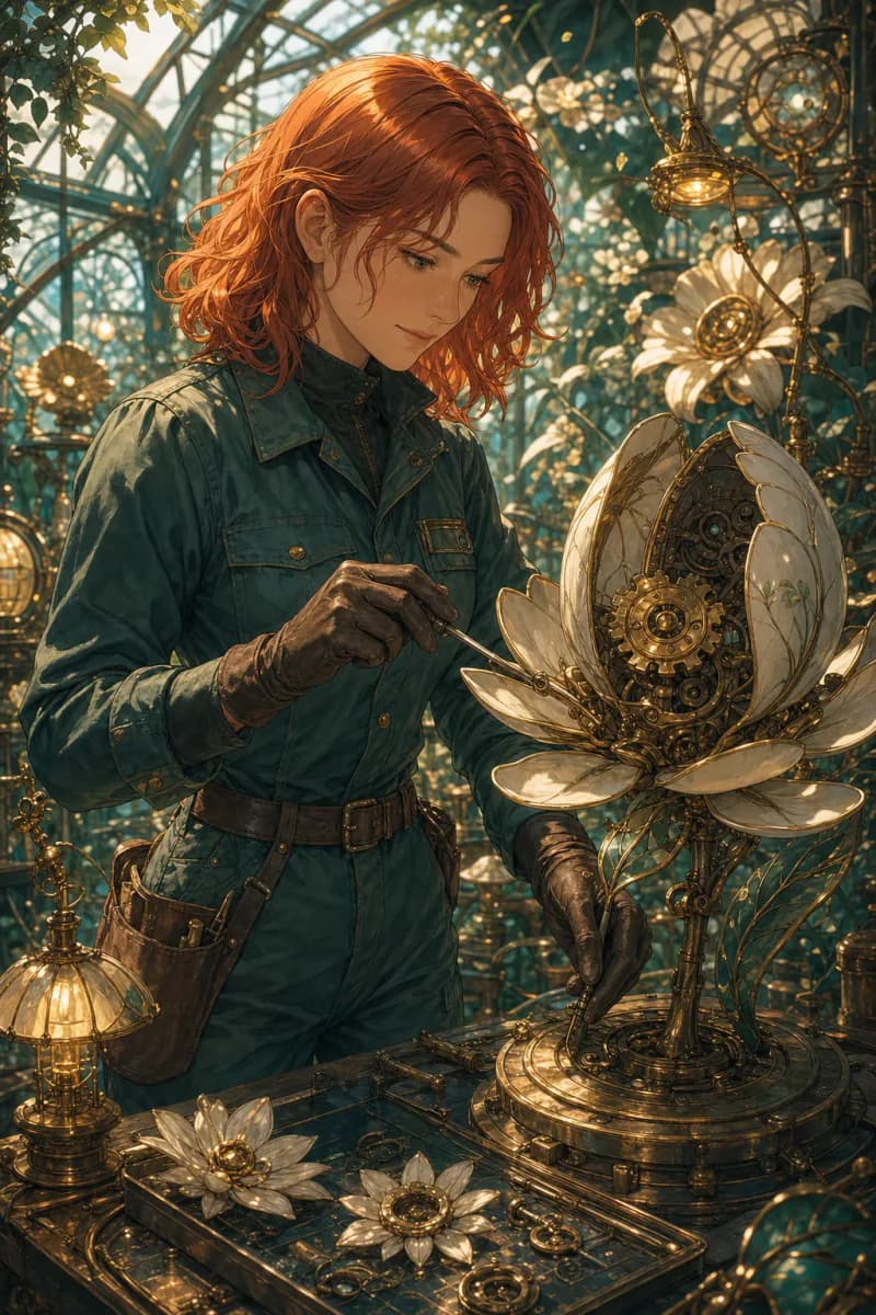 机械花园的红发修复师
